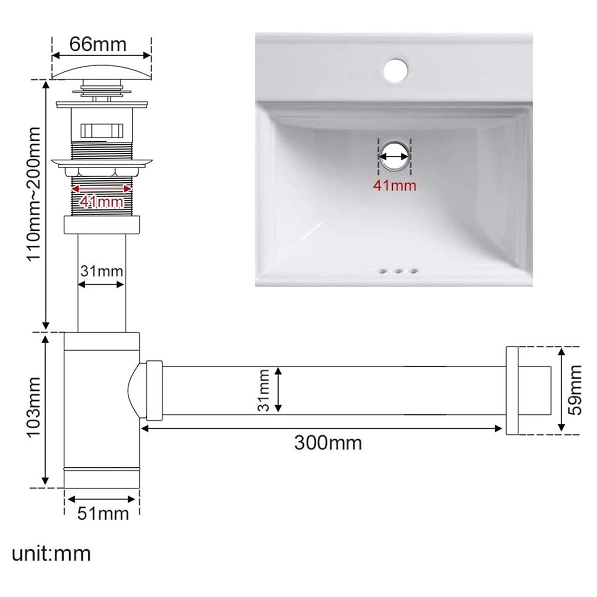 Groothandel flessenval sifon afdruiprek P-Trap badkamer gootsteen sifon afvoer gootsteen sifon voor wastafel