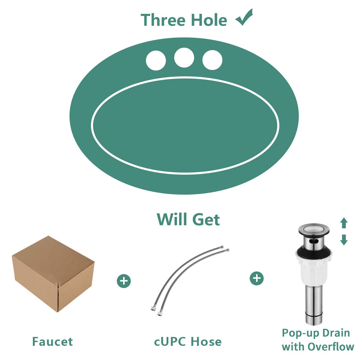 Aquacubic Hoge Boog Draaibare Uitloop 2-greeps Toiletkraan Geborsteld Nikkel Badkamer Wastafel Kraan