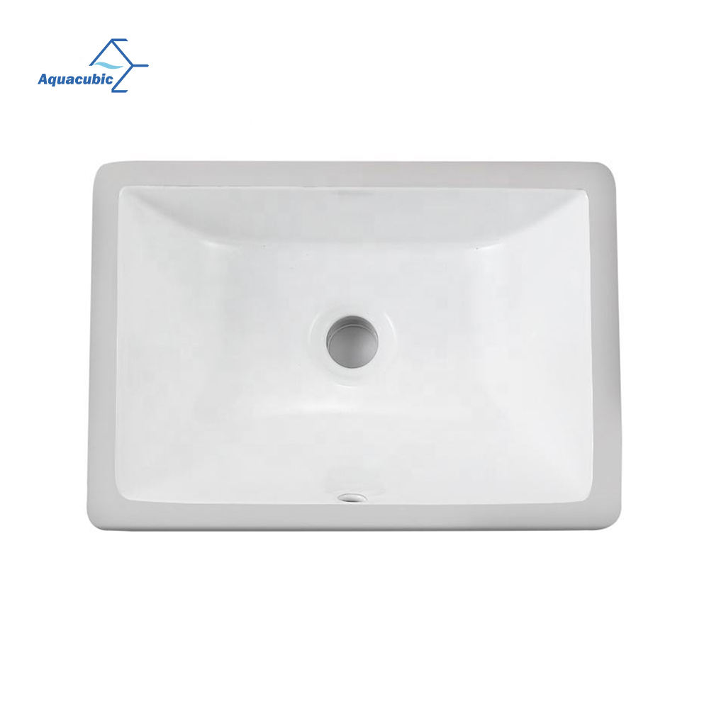 Modern Home Wit Rechthoekig Cupc Rechthoek Onderbouw Keramische Badkamer Wastafel Handwasbak Voor Wasruimte Accessoires