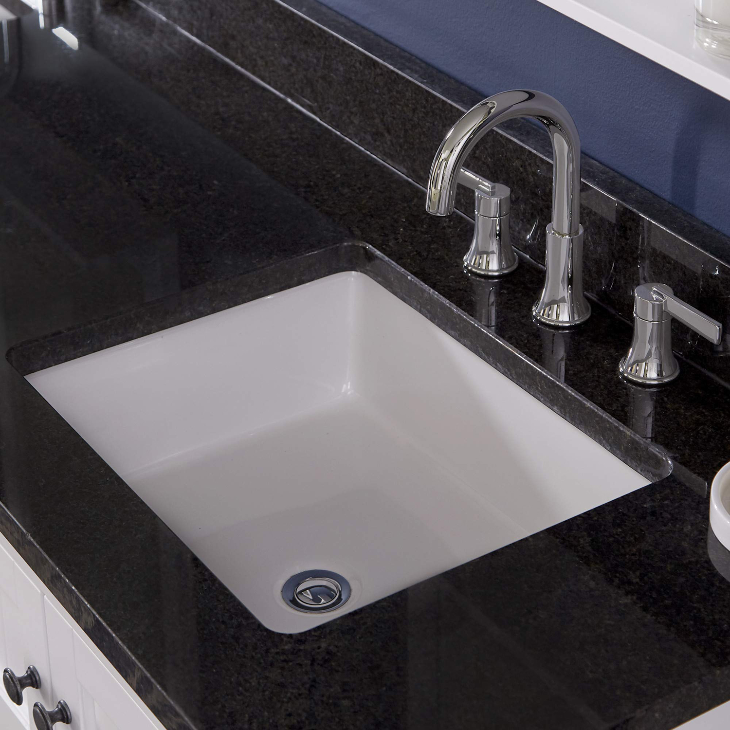 Aquacubic Modern Design Huishoudelijke Witte Wastafel Rechthoekige Badkamer Keramische Handwas Onderbouwgootstenen 