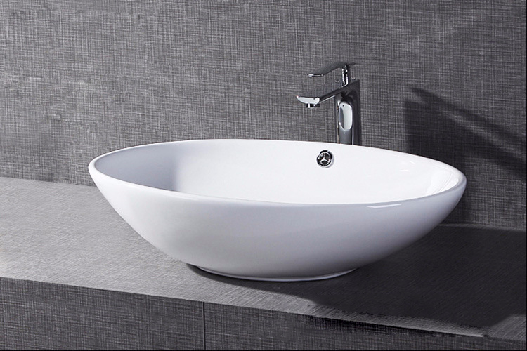Hoogwaardige keramische marmeren badkamer aanrecht wastafel