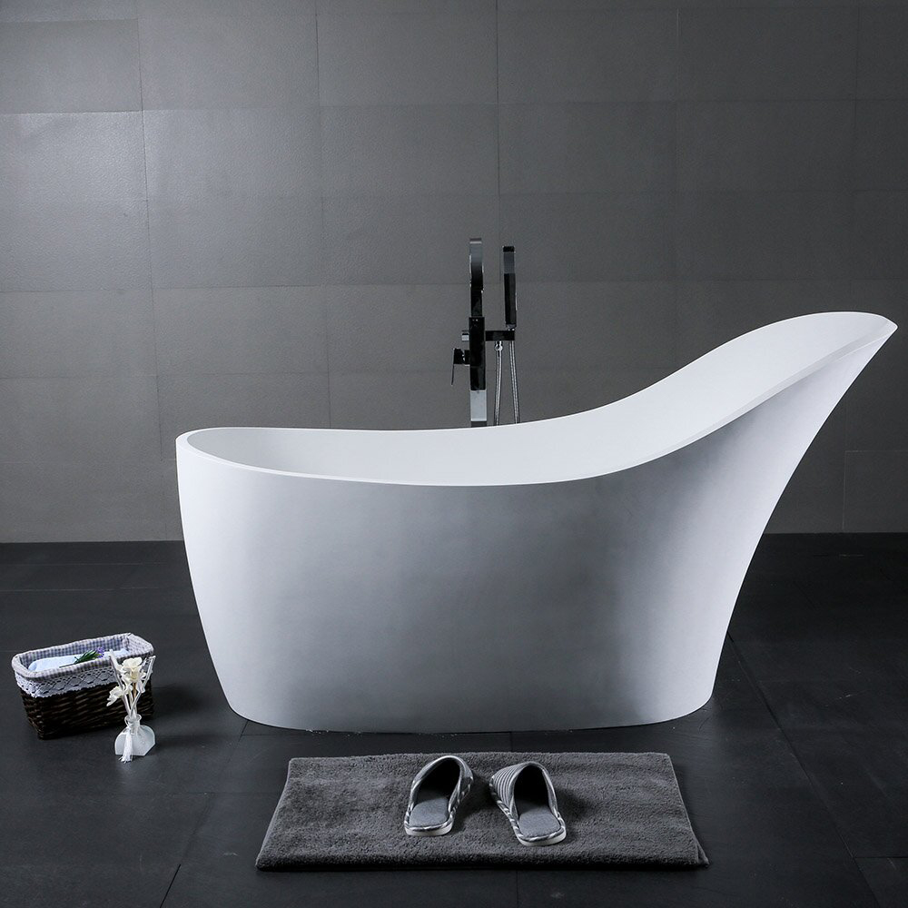 Nieuw design modern tiener ovaal vrijstaand hotel 170 cm klein formaat bad van acryl