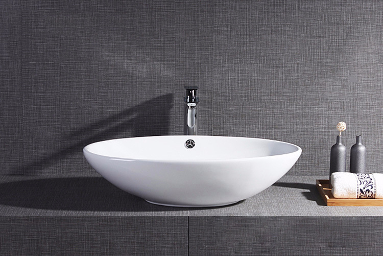 Hoogwaardige keramische marmeren badkamer aanrecht wastafel