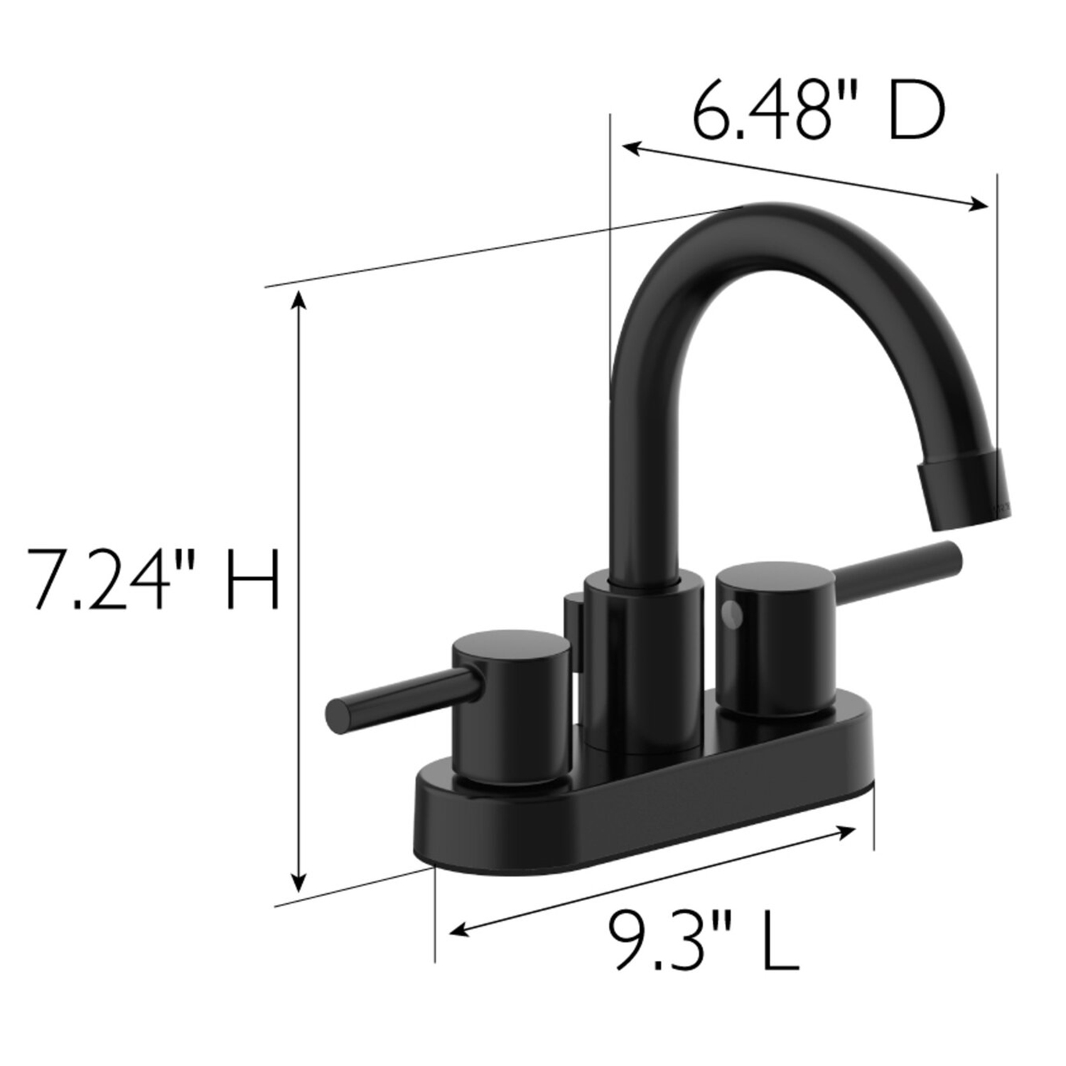 Hot Selling Draaibare Wastafel Met Twee Handgrepen Warm en Koud Water Centerset Kraan