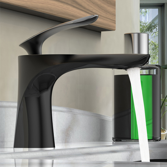 Amazon New Design Single Handle CUPC Messing Toilet Kraan Badkamer Wastafel Kraan Mixer Wastafel Kraan